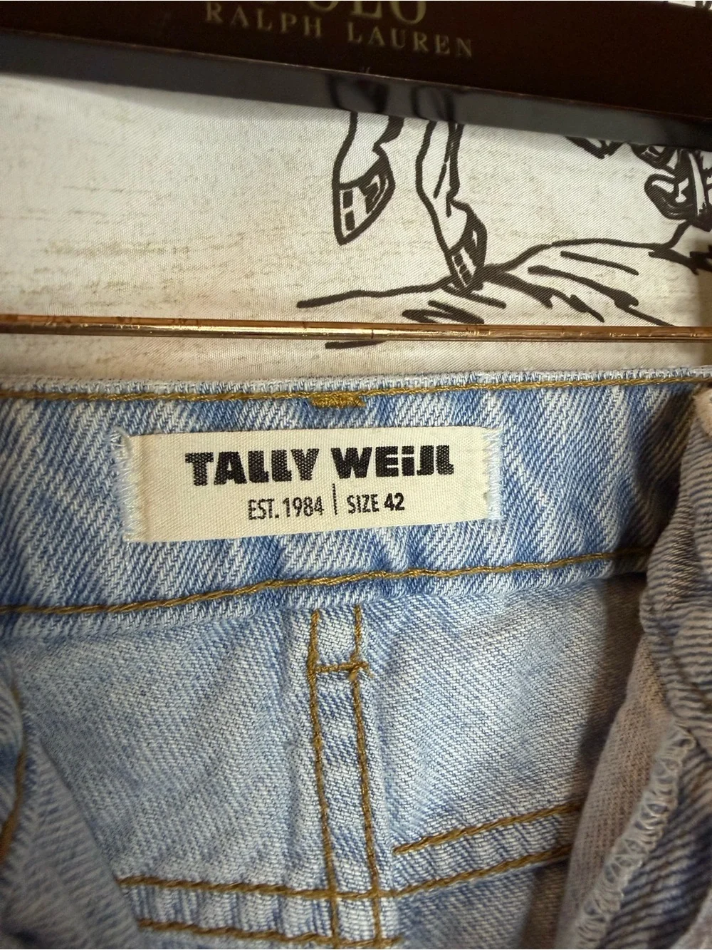 Light Wash Denim Shorts